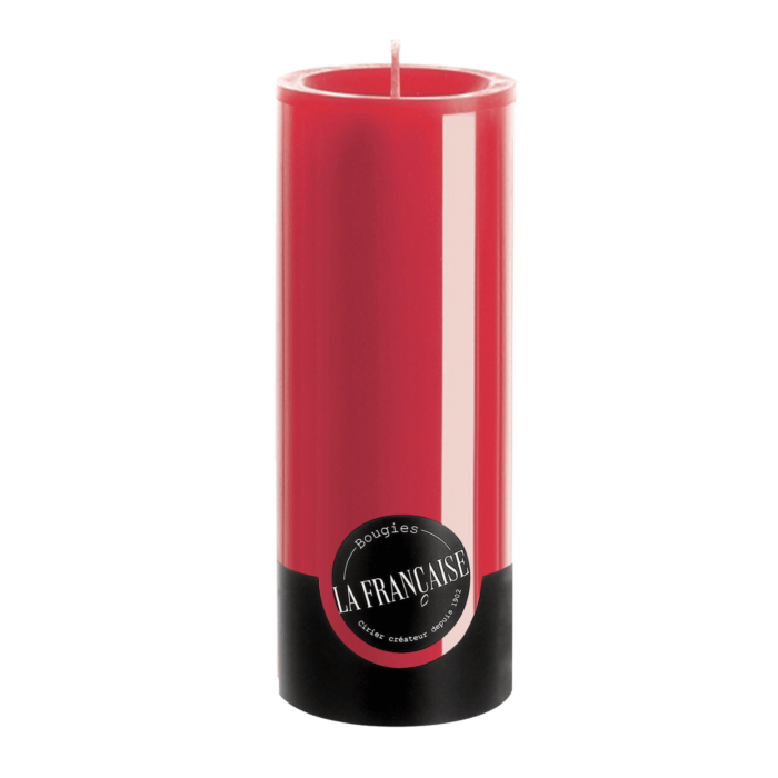 Bougies La Francaise - Large Pillar Candle - Red